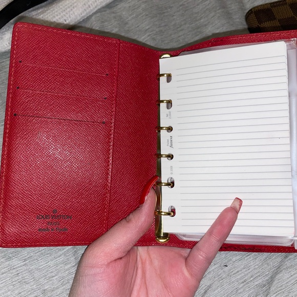 Louis Vuitton Red Epi PM Agenda - Picture 6 of 11